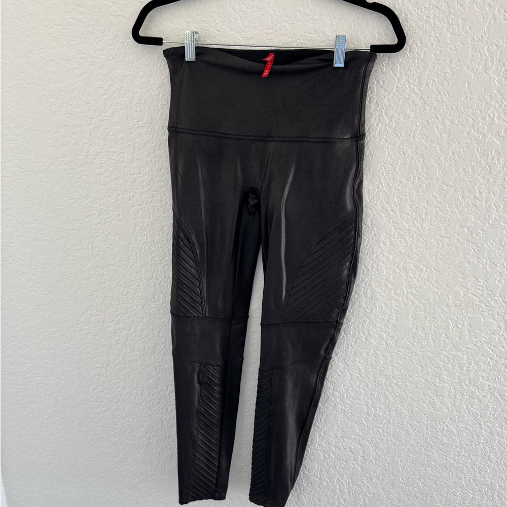 SPANX® Faux Moto Legging size XL